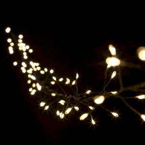 Светодиодная новогодняя гирлянда ЭРА ЕNIG - 100M нить Мишура 3 м теплый белый 150 microLED 220 V Светодиодная новогодняя гирлянда ЭРА ЕNIG - 100M нить Мишура 3 м теплый белый 150 microLED 220 V