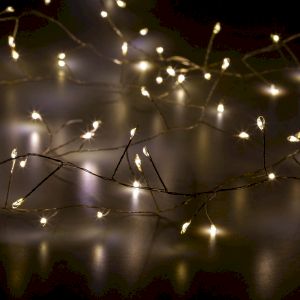 Светодиодная новогодняя гирлянда ЭРА ЕNIG - 100M нить Мишура 3 м теплый белый 150 microLED 220 V Светодиодная новогодняя гирлянда ЭРА ЕNIG - 100M нить Мишура 3 м теплый белый 150 microLED 220 V