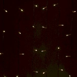 Светодиодная новогодняя гирлянда ЭРА  ЕNIG - 320W Занавес 8 режимов 3*2 м теплый белый 320 LED IP20 220 V