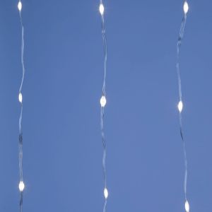 Светодиодная новогодняя гирлянда ЭРА ENIN-200WD занавес водопад холодный белый 3*2 м 200 LED IP20