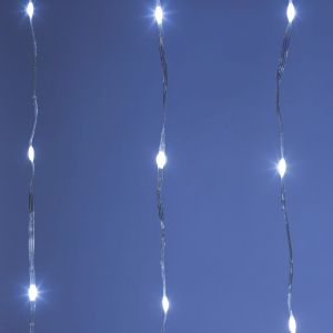 Светодиодная новогодняя гирлянда ЭРА ENIN-200WD занавес водопад холодный белый 3*2 м 200 LED IP20