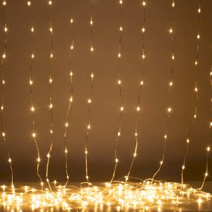 Светодиодная новогодняя гирлянда ЭРА ENIN-200WL занавес водопад теплый белый 3*2 м 200 LED IP20 Светодиодная новогодняя гирлянда ЭРА ENIN-200WL занавес водопад теплый белый 3*2 м 200 LED IP20