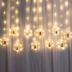 Светодиодная новогодняя гирлянда ЭРА ENING-MG занавес Волшебство теплый свет 2,7*0,5 м 120 led IP20 Светодиодная новогодняя гирлянда ЭРА ENING-MG занавес Волшебство теплый свет 2,7*0,5 м 120 led IP20