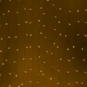 Светодиодная новогодняя гирлянда Intro Holiday INZL-01Z занавес 3*3 м теплый белый 300 led 220в