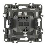 12-1101-06 ЭРА Выключатель, 10АХ-250В, IP20, Эра12, чёрный (10/100/3200)