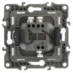 12-1102-15 ЭРА Выключатель с подсветкой, 10АХ-250В, IP20, Эра12, перламутр (10/100/2500)