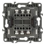 12-1104-01 ЭРА Выключатель двойной, 10АХ-250В, IP20, Эра12, белый (10/100/3200)