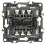 12-1105-01 ЭРА Выключатель двойной с подсветкой, 10АХ-250В, IP20, Эра12, белый (10/100/3200)