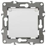 12-2003-01 ЭРА Розетка 2P+E Schuko со шторками с крышкой, 16А-250В, б.л., Эра12, белый (10/100/1800)