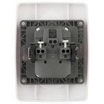 12-2107-01 ЭРА Розетка 2X2P, 16A-250В, IP20, Эра12, белый (10/100/1600)