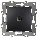 12-3101-05 ЭРА Розетка TV одиночная, IP20, Эра12, антрацит (10/100/2500)