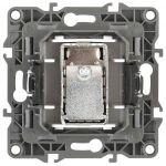 12-3102-04 ЭРА Розетка TV проходная, IP20, Эра12, шампань (10/100/3200)