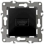 12-3114-05 ЭРА Розетка HDMI, IP20, Эра12, антрацит (10/100/3200)