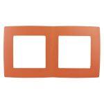 12-5002-22 ЭРА Рамка на 2 поста, Эра12, оранжевый (10/100/2500)
