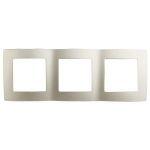 12-5003-15 ЭРА Рамка на 3 поста, Эра12, перламутр (15/150/2400)
