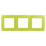 12-5003-26 ЭРА Рамка на 3 поста, Эра12, лайм (15/150/3750)