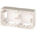 12-6102-04 ЭРА Коробка наклад. монтажа 2 поста, Эра12, шампань (10/100/400)