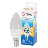 Лампа светодиодная ЭРА LED B35-9W-827-E14 QX (диод, свеча, 6,6 Вт, теплый свет, E14)