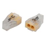 Клемма ЭРА NO-225-363 быстрозажимная 773-602 прозрачная 2-проводная 0.75-4.0 мм2 (упаковка 50 шт.)