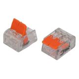 Клемма ЭРА NO-225-349 универсальная 221-412 компактная с рычагами 2-проводная 0.2-4 мм2 (упаковка 50 шт.)