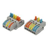 Клемма ЭРА NO-225-408 проходная разветвительная 222-4136 с рычагами 3/6 полюсов 0.08-2.5/4 мм2 (упаковка 15 шт.)