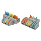 Клемма ЭРА NO-225-460 проходная разветвительная 222-4139 с рычагами 3/9 полюсов 0.08-2.5/4 мм2 (упаковка 1 шт.)