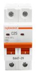 Автоматический выключатель ВА47-29 2п   25А   6кА Texenergo хар-ка С