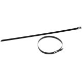 Кабельная стяжка (хомут) стальная AISI 304 с полимерным покрытием ЭРА NO-225-261 7.9 х 400 мм 10 шт