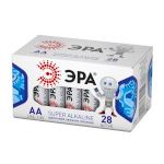 Батарейки ЭРА LR6-28 box SUPER Alkaline (28/840/18480)