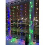 ENIZ-01M ЭРА Гирлянда LED Дождь/Занавес 1,8 м*1,5 м мультиколор 8 режимов, 220V, IP20 (60/720)