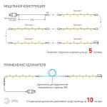ENON-10B ЭРА Гирлянда LED Нить 10 м теплый свет, 24V, IP44 (80/960)