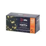 ENON-5B ЭРА Гирлянда LED Нить 5 м теплый свет, 24V, IP44 (80/1920)