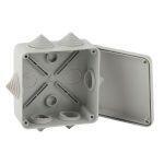 ЭРА Коробка распаячная открытой установки КОРv 100х100х50мм на винтах 6 гермовводов IP55 (48/1200)