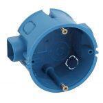 ЭРА Коробка установочная КУТС 68х45мм для твердых стен саморез., стыковочные узлы синяя IP20 (200/4000)