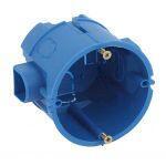 ЭРА Коробка установочная КУТС 68х60мм для твердых стен саморез., стыковочные узлы синяя IP20 (160/3200)