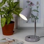 ЭРА наст.светильник N-116-Е27-40W-GY серый (16/96)