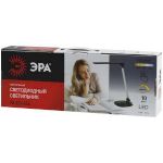 ЭРА наст.светильник NLED-456-10W-BK-S черный с серебром (12/144)