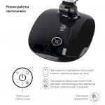 ЭРА наст.светильник NLED-456-10W-BK-S черный с серебром (12/144)