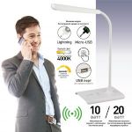 ЭРА наст.светильник NLED-474-10W-W белый (8/96)