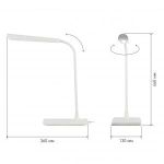 ЭРА наст.светильник NLED-474-10W-W белый (8/96)