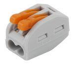 ЭРА NO-222-18  Строительно-монтажная клемма СМК, модель 412, с рычагом, 2 отверстия, 0.08-2.5мм2 (уп