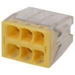 ЭРА NO-224-32 Клемма СМК компактная, серия 206, 6 отверстий, 0,5-2,5 мм2 (упак. 4 шт.) (80/1920/3840
