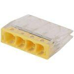 ЭРА NO-224-42 Клемма СМК компактная с пастой, серия 244, 4 отверстия, 0,5-2,5 мм2 (упак. 4 шт.) (80/