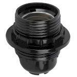 ЭРА Патрон Е27 с кольцом,бакелит, черный (x50) (50/200/4800)