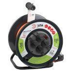 ЭРА Удлинитель силовой RMx-4es-3x1.5-30m-IP44 на м. катушке c/з 4 гн 30м ПВС 3х1.5 (1/24)