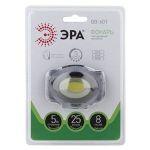 GB-601 Фонарь ЭРА Налобный [5Вт COB, 3хААА, 3 режима, бл] (10/60/360)