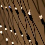 Гирлянда ЭРА ERAPS-SKW2 светодиодная новогодняя сеть 2x3 м тёплый белый свет 300 LED черный каучук