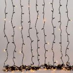 Гирлянда ЭРА ERAPS-Z светодиодная новогодняя занавес 3*2 м желтая 600 LED