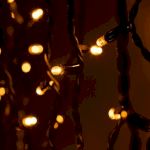 Гирлянда ЭРА ERAPS-Z светодиодная новогодняя занавес 3*2 м желтая 600 LED