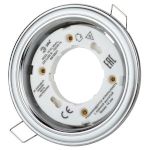 KL35 SL/CH Светильник ЭРА под лампу Gx53,220V, 13W,серебро/хром (80/1120)